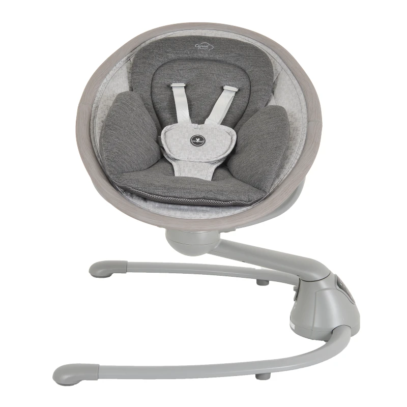 Електрическа люлка Cloud Premium, светлосив